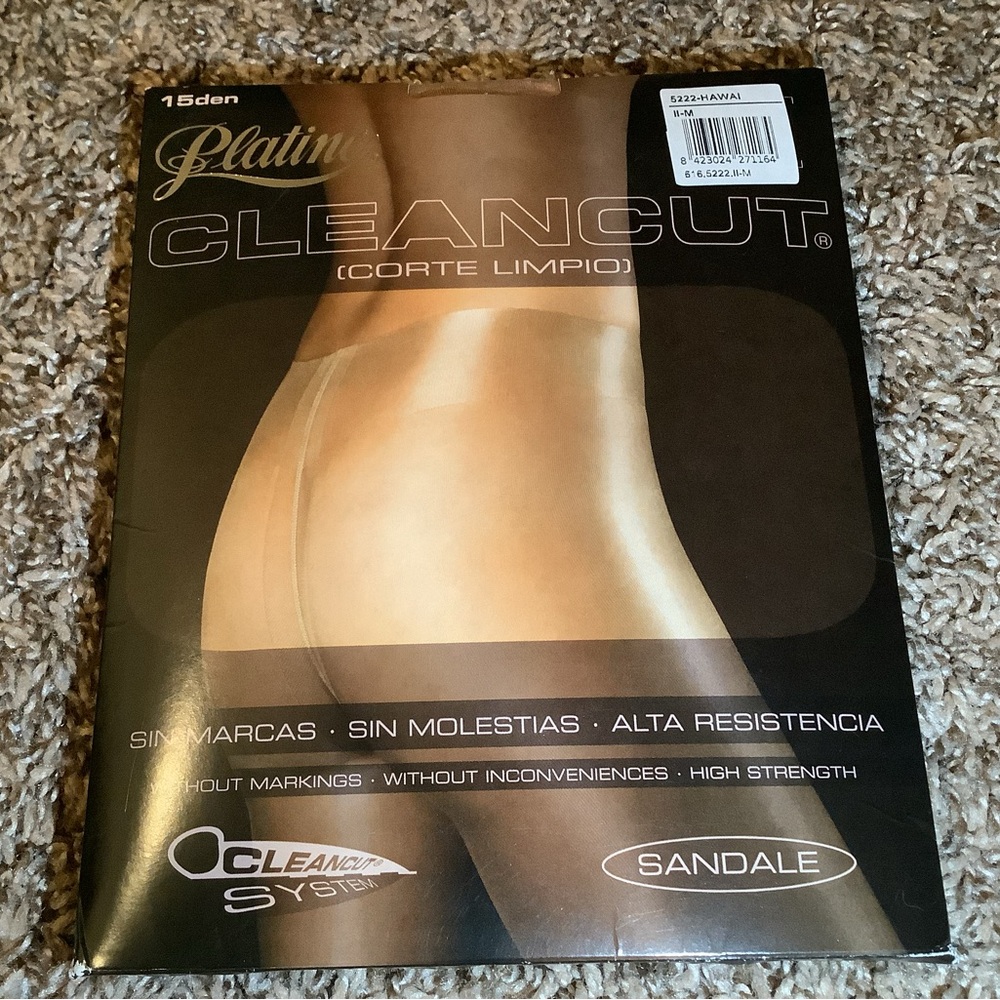 Platino cleancut pantyhose, 15 denier, color hawai, size: M
